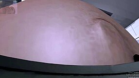 Brunette's Belly Swells From Extreme Pill Inflation!