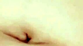 White teen screams riding small black mature boyfriend's cock hard!