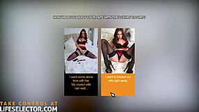 My wife sent this escort babe to service your cock