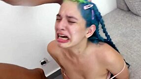 i take teen babes on face fuck tour alternating big cocks deep