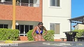 tattooed santa pool bath passes peruvian turkey