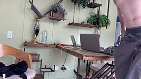 Behind Scenes Luscious Latina Camila Henao Showers with Andres Acosta Backstage