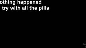 Brunette's Belly Swells From Extreme Pill Inflation!