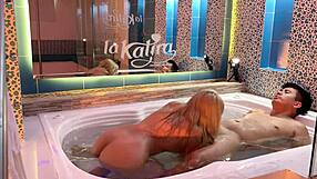 hey wanna see me fuck this colombian babe in jacuzzi then cum deep underwater?