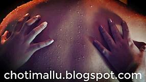 In the midnight hour, the indian mallu aunty surrenders to passion