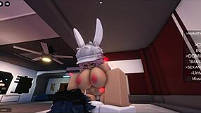 roblox slut begs for her tight pussy to get wrecked