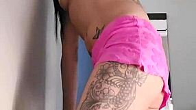 Emy Angel Gropes Her Tits and Rubs Pussy Softly!