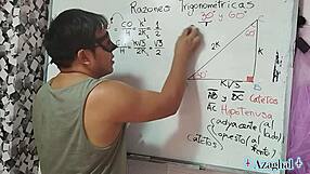 from math class nerd to bedroom trigonometry with hot asian teacher brown eyes locked