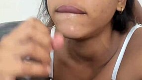 Amateur Latina teen with big tits owns this BBC in homemade deepthroat