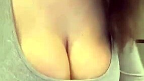 check out my stepmom's naked milky tits as she sucks on that cock hungrily