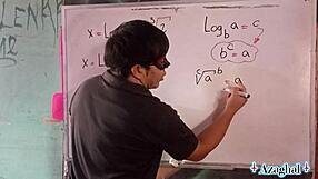 teacher's accidental logarithmic creampie in erotic algebra roleplay