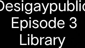 desigaypublic dude jerks huge load while library stranger watches every spurt