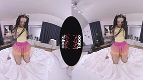 after taboo rain the rainbow glows in virtual fun