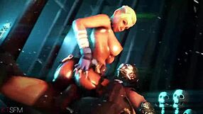 Big titted sluts bounce to bass while monster cocks pound them