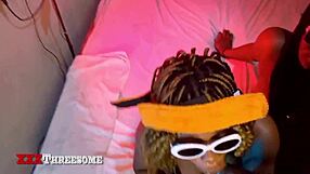 i never knew my hijab roommate could deepthroat and ride cock in wild threesome like that