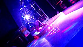 what happens when the german blonde's clothes rip off at the bar?