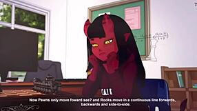 Meru the Succubus GULPS Deepthroat Blowbang Cumshots!