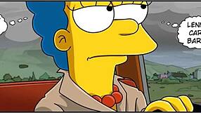 marge simpson rides grandpa in doggystyle cowgirl anal creampie storm warning fuck