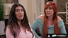 aubry babcock stepmom lauren phillips test sexuality? now hardcore 3-way muff dive!