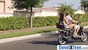 Fat Ass Teen Rides BF's Monster Cock Wildly