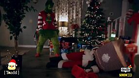 Grinch milf bent over for doggystyle cum pounding in xxx parody screwbox