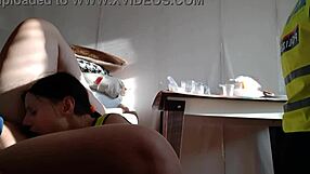 hot police lesbians lick cunts to orgasm in steamy threesome!!