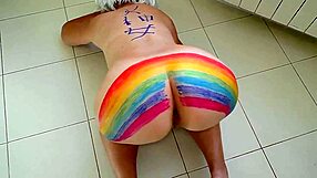 Step Son Pounds Mommy's Tight Ass in Garage Anal Finish