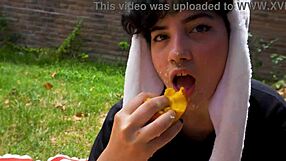 lara's emotional vomit picnic fetish indulgence