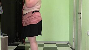 Mature Milf Jumps Rope Shaking Saggy Tits Fat Ass