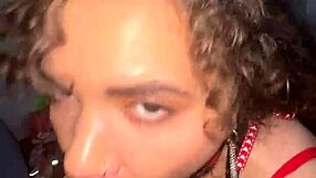 my curly pigtail nympho face takes a massive sloppy facial load