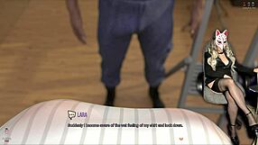 i can't resist naughty lara croft's upskirt tease in stockings outdoors