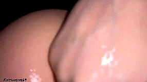 First-person glimpse into wet juicy anal fisting depths
