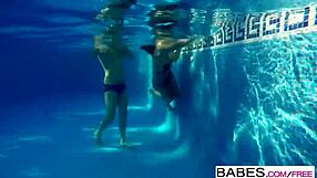 Elegant joel and martina gold's poolside anal cum fun?