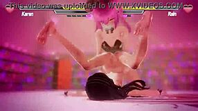 Lesbian battle fingering pussy licking masturbation bdsm action