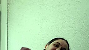 Emy Angel tenderly strokes her petite web chat pussy close-up