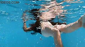 whoa, check out this super hot skinny hungarian lana swimming poolside... juicy petite ass!