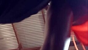 African teen slut bent over taking rough bbc doggystyle quickie