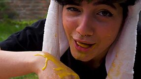 lara's emotional vomit picnic fetish indulgence