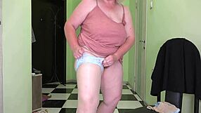 Mature Milf Jumps Rope Shaking Saggy Tits Fat Ass