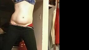 damn this short bbw milf oils her fat slut body stripping sexy on webcam...