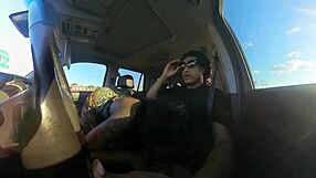 Amateur Whore Sucks Monster Black Cock Outdoors from TN to ARK!