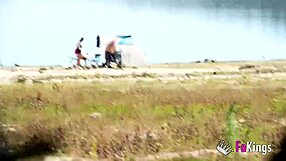 swamp heat makes horny petite briseida myers strip for nudist outdoor rough fuck