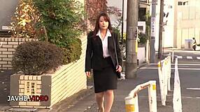 Office Lady Shiona Suzumori Craves Creampie After Pro Blowjob in Steamy Jav Fuck