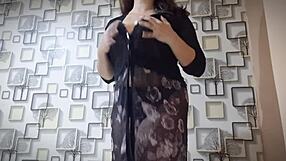 hot asian babe rides lover's cock squeezing natural big tits passionately