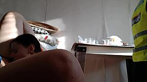 hot police lesbians lick cunts to orgasm in steamy threesome!!