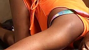 African teen slut bent over taking rough bbc doggystyle quickie