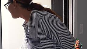 Conversational Super hot latina takes big black cocks in wild squirting 4some orgy