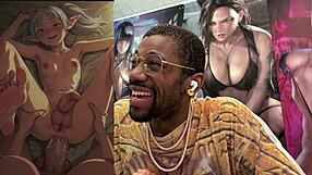 watch this big breast blonde trans milf get her tight ass pounded by fresh trans teen cock while cumming everywhere ai generated