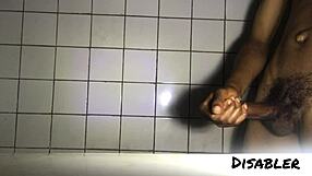 amateur babe strokes her big cock solo homemade with monster meat throbbing hard