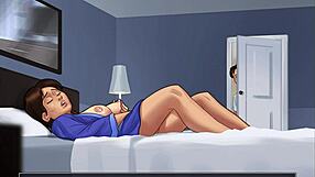 i'm playing summertime saga debbie scene... so hot n steamy 😵‍💫